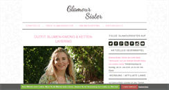 Desktop Screenshot of glamoursister.com